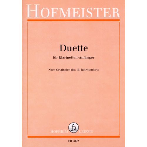 [20143] Duette für Klarinetten Anfänger