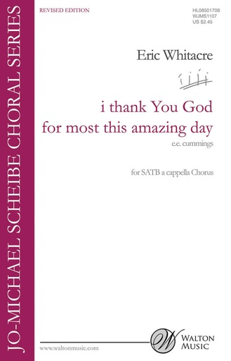 [223541] I thank you God for most this amazing day (Revised Edition)