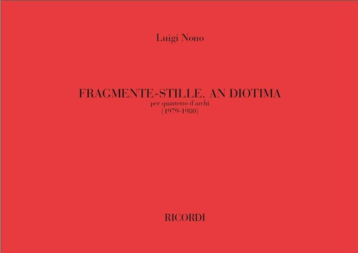 [131776] Fragmente - Stille an Diotima