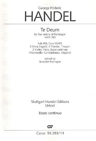 [266799] Dettinger Te Deum, HWV 283