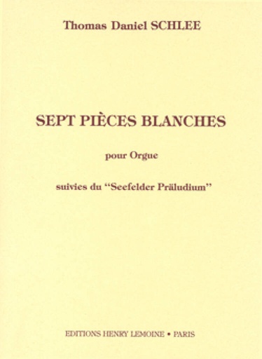 [135353] 7 Pieces Blanches et Seefelder Präludium