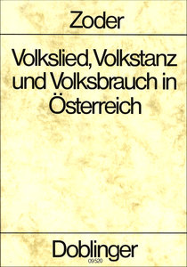 [09-00520] Volkslied, Volkstanz und Volksbrauch in Österreich