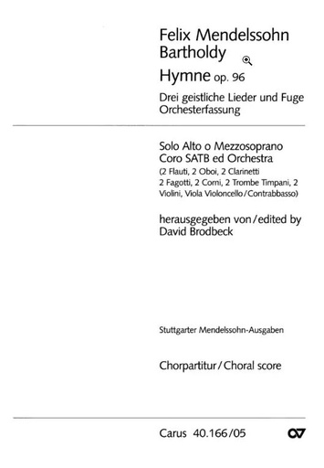 [159261] Drei geistliche Lieder und Fuge, op. 96 (Hymne)