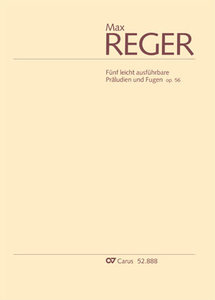 [322010] Fünf leicht ausführbare Präludien und Fugen, op. 56