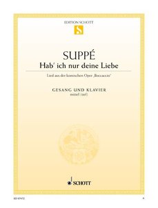 [74285] Hab ich nur deine Liebe (aus Boccaccio)