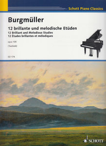 [64121] 12 brillante und melodische Etüden op. 105