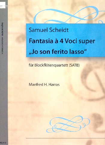 [3347] Fantasia a 4 Voci super Jo son ferito lasso