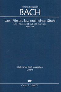 [315339] Laß, Fürstin, laß noch einen Strahl BWV 198