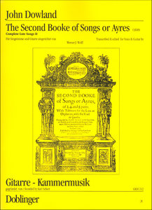 [GKM-00212] The Second Booke of Songes or Ayres (Complete Lute Songs II)