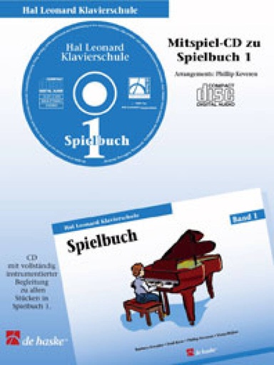 [35003] Hal Leonard Klavierschule Band 1 - Mitspiel-CD zum Spielbuch