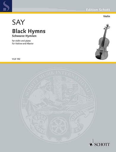 [305036] Black Hymns for violin and piano (1987)