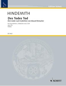 [146757] Des Todes Tod op. 23a (1922)