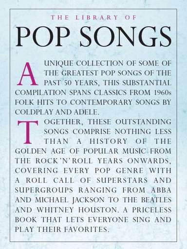 [267243] The Library of Pop Songs