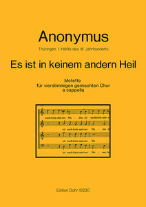 [234288] Es ist in keinem andern Heil