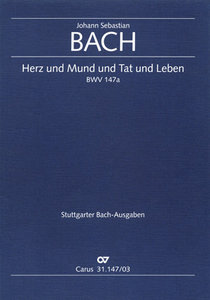 [92735] Herz und Mund und Tat und Leben, BWV 147a ( Rekonstruktion )