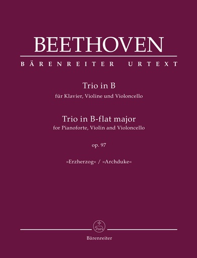[330146] Trio in B op. 97 "Erzherzog-Trio"