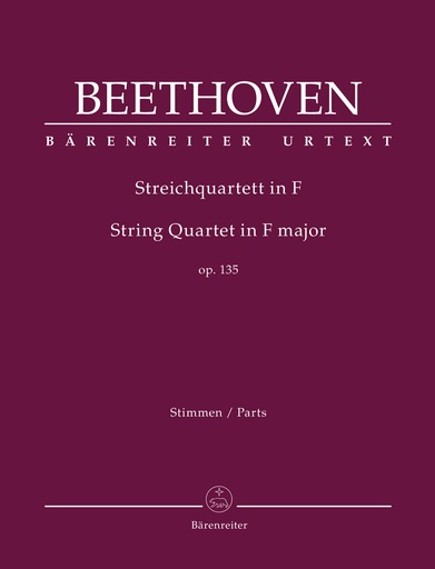 [330147] Streichquartett in F op. 135