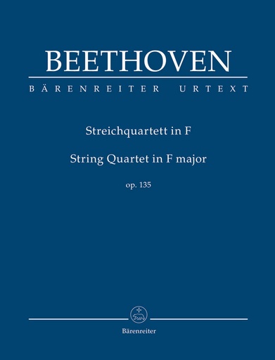 [330149] Streichquartett in F op. 135