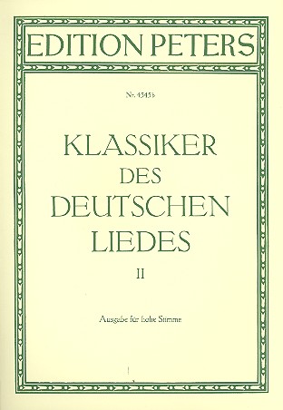 [76282] Klassiker des deutschen Liedes Band 2