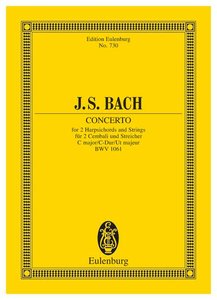 [59201] Konzert für 2 Cembali C-Dur BWV 1061