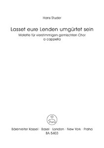 [176717] Lasset eure Lenden umgürtet sein