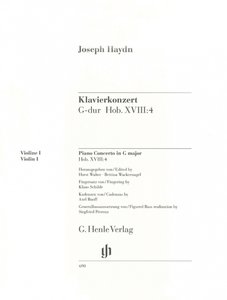 [HN-00690] Klavierkonzert G-Dur Hob.XVIII:4