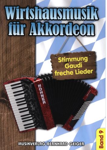 [295699] Wirtshausmusik für Akkordeon Bd. 9