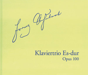 [HN-03225] Klaviertrio Es-Dur op. 100 D 929