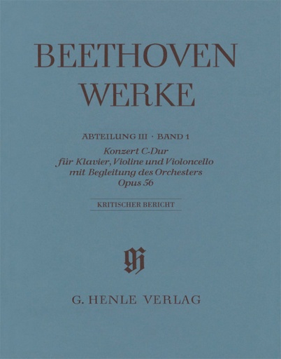 [HN-04073] Tripelkonzert - sämtliche Werke III,1