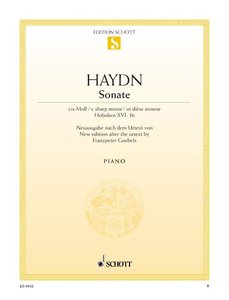 [53859] Klaviersonate cis-moll (Hob. XVI:36)