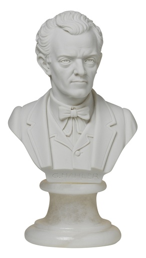 [241275] Büste Mahler 23cm