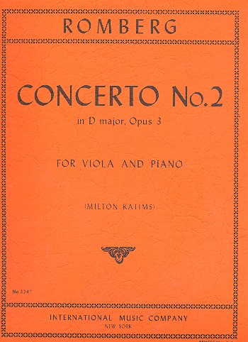 [56266] Konzert No 2 D-Dur op. 3