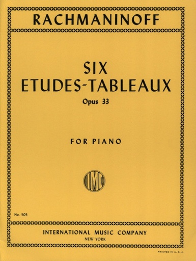 [56309] 6 Etudes Tableaux op. 33