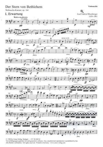 [120795] Der Stern von Bethlehem, op. 164