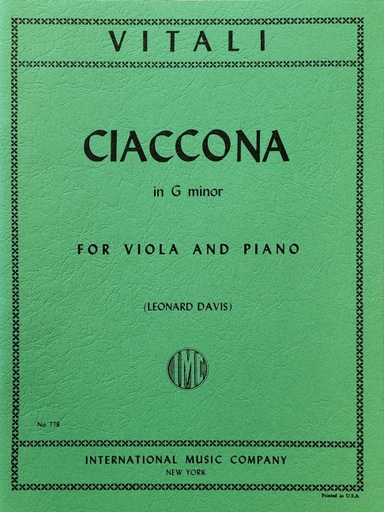 [60590] Ciaconna g-moll