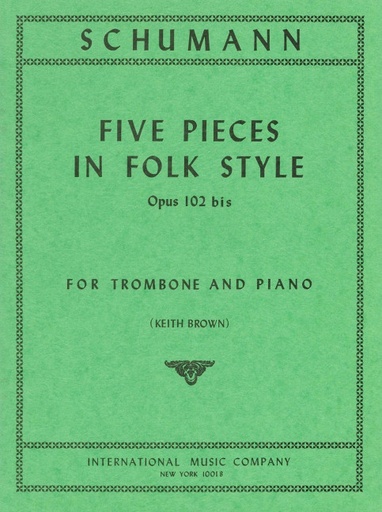 [20873] 5 pieces in Folk style op. 102 bis