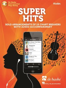 [330442] Super Hits - Violin, De Haske Instrumental Play-Along