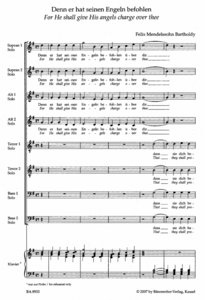 [178928] Denn er hat seinen Engeln befohlen / For he shall give his angels charge over thee