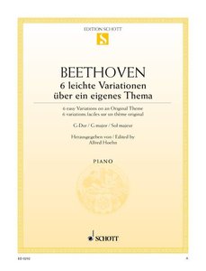 [53727] Sechs leichte Variationen über ein eigenes Thema G-Dur