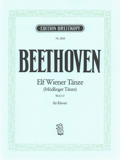 [53735] Elf Wiener Tänze (Mödlinger Tänze) WoO 17