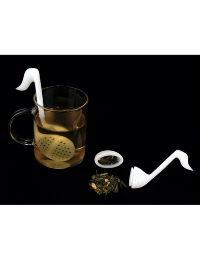 [308626] Tea Strainer Quaver White