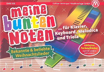 [309707] Meine bunten Noten - Bekannte & beliebte Weihnachtslieder