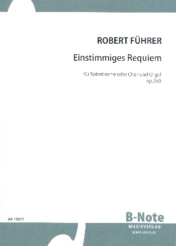 [262648] Einstimmiges Requiem in F, op. 280