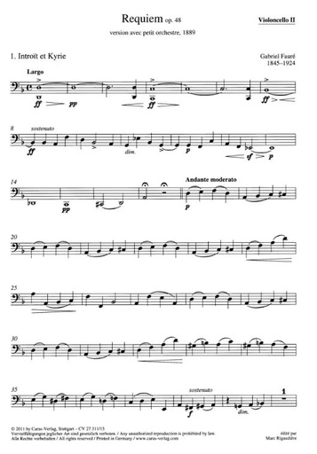 [271536] Requiem, op. 48 - Kirchenfassung 1889