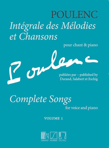 [307748] Integrale des Melodies et Chansons - Volume 1