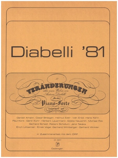 [01-00607] Diabelli 81 Variationen