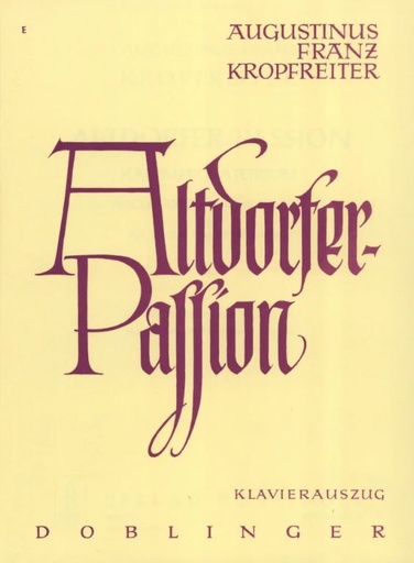 [08-00822] Altdorfer-Passion