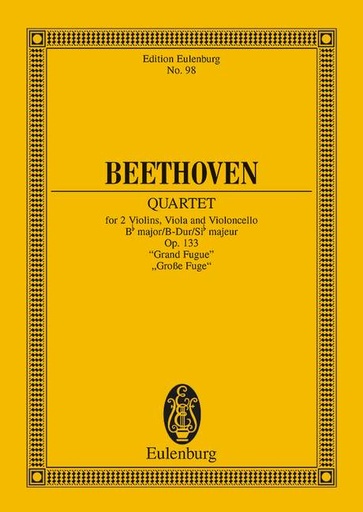 [63567] Streichquartett B-Dur op. 133 Große Fuge