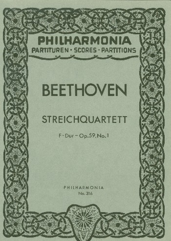 [63735] Streichquartett F-Dur op. 59 / 1