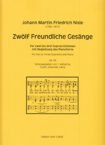 [319113] Zwölf freundliche Gesänge, op. 43